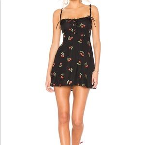 FOR LOVE AND LEMONS CHERRY TWIST DRESS